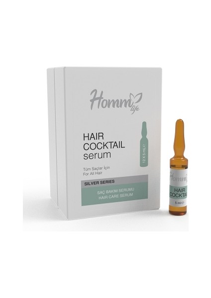 Homm Bitkisel Homm Life  Hair Cocktail Serum  12x5