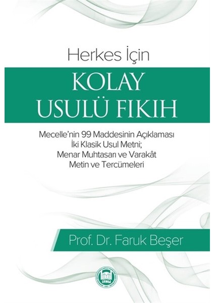 Herkes Için Kolay Usulü Fıkıh - Faruk Beşer