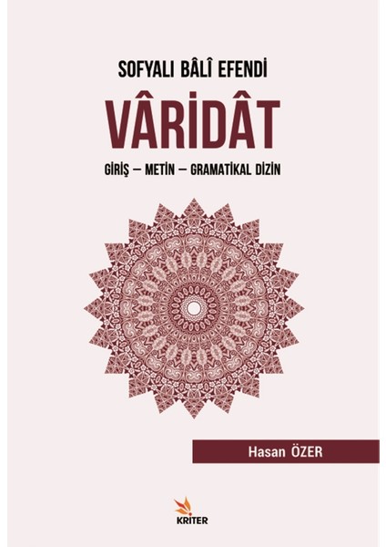 Sofyalı Bali Efendi Varidat - Hasan Özer