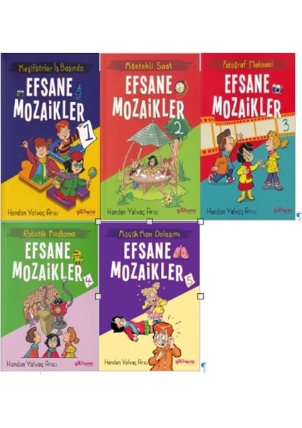 Efsane Mozaikler Serisi 5 Kitap Takım - Handan Yalvaç Arıcı