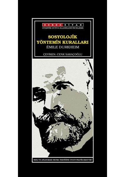 Sosyolojik Yöntemin Kuralları - Emile Durkheim