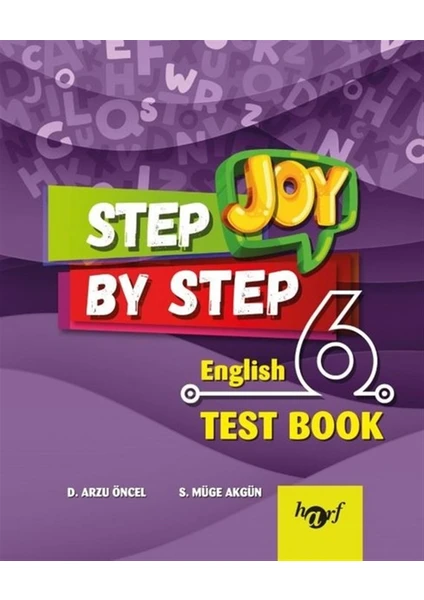 Harf Eğitim Yayıncılık Step By Step Joy 6. Sınıf English Test Book