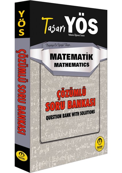 Tasarı Eğitim Yayınları YÖS Yös Matematik Çözümlü Soru Bankası