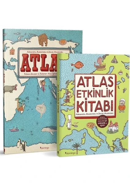 Atlas Set (2 Kitap Takım) - Aleksandra Mizielinska