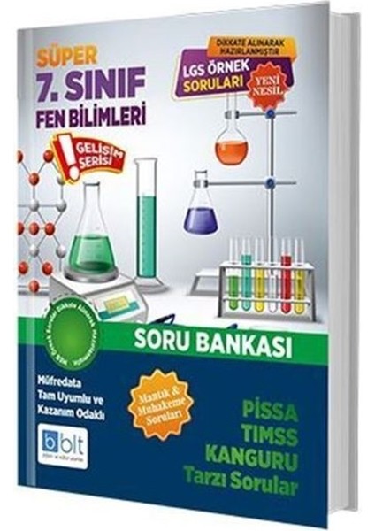 Bulut Eğitim ve Kültür Yayınları Süper 7.sınıf Fen Bilimleri Soru Bankası