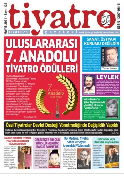 Tiyatro Gazetesi Sayı: 122 Mayıs 2021