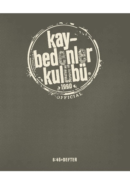 Kaybedenler Kulübü Kare Defter - Erol Egemen