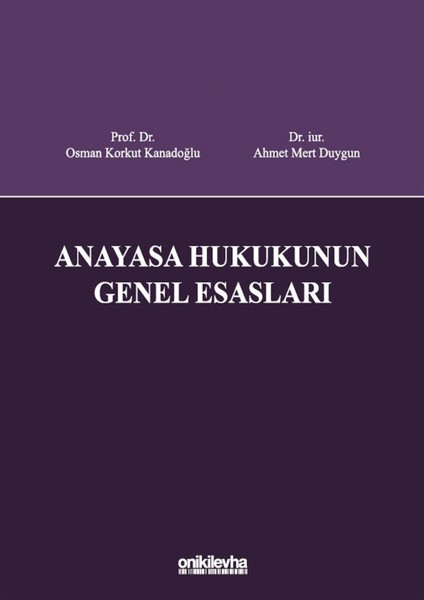 Anayasa Hukukunun Genel Esasları