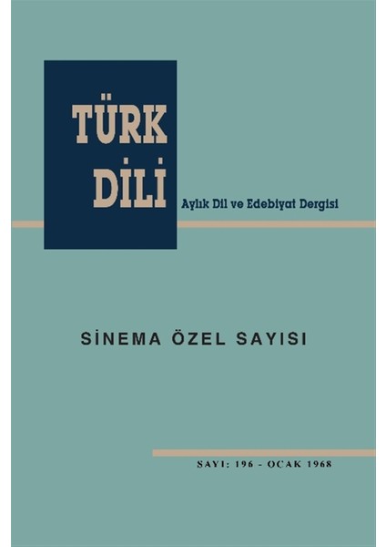 Türk Dili Sinema Özel Sayısı