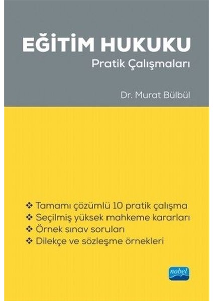 Eğitim Hukuku Pratik Çalışmaları - Murat Bülbül