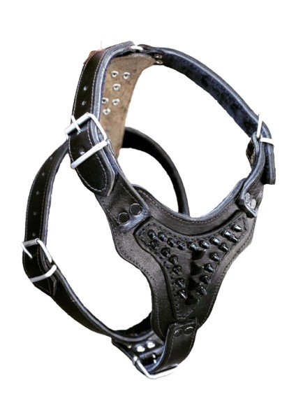 Rozar Göğüs Tasması Gri-Siyah - L