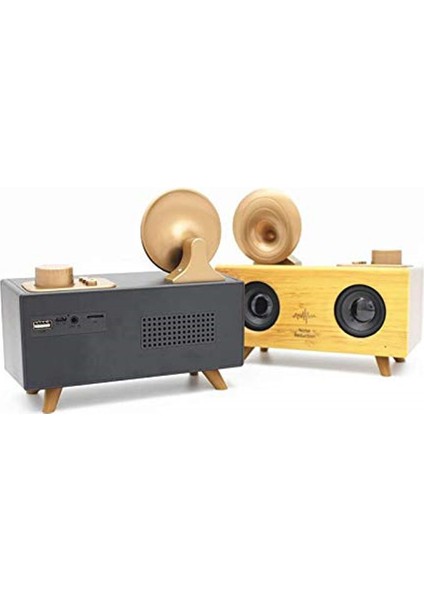 B6 Nostaljik Mini Gramofon Radyo Bluetooth Hoparlör