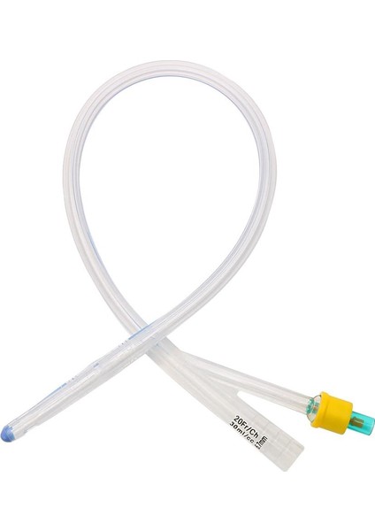 2 Yollu Silikon Foley Idrar Kateteri Rüsch Brillant 171305 No: 20 Sarı