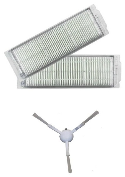 Xiaomi Mi Robot Vacuum Mop Pro Set 2 Adet Hepa Filtre 1 Adet Yan Fırça