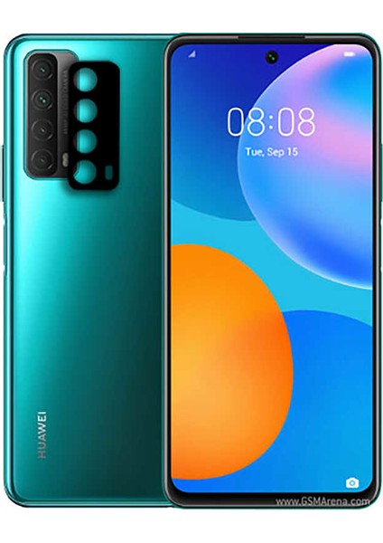 Huawei P Smart 2021 Golden Turtle Seramik Kamera Camı Siyah