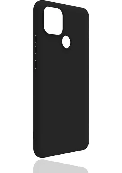 Realme C25 Kılıf Biye Yumuşak Silikon Case Siyah