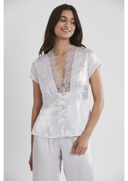 Pierre Cardin Bayan 6 Lı Kısa Saten Gelin Çeyiz Seti 6325 modelleri
