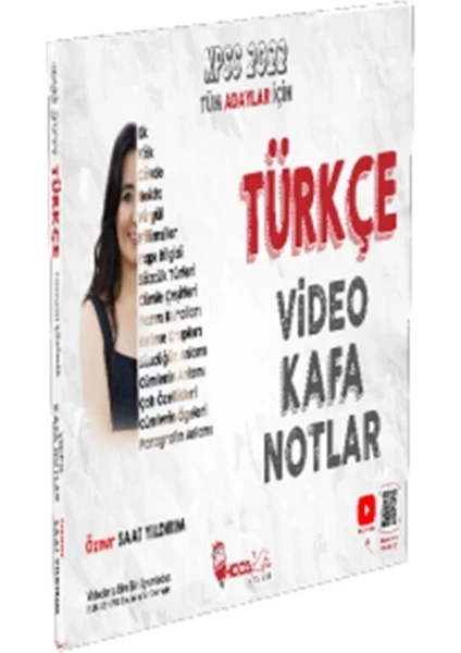 Hoca Kafası Yayınları 2022 Kpss Türkçe Video Kafa Notlar