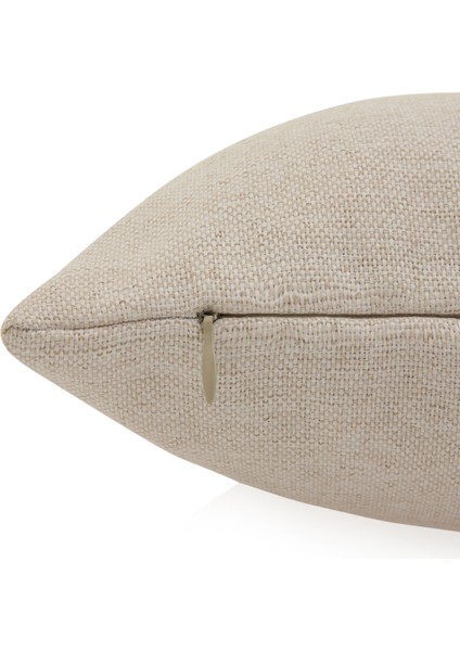 Yastık Kırlent Kılıfı Sev Z Nakışlı Krem modelleri