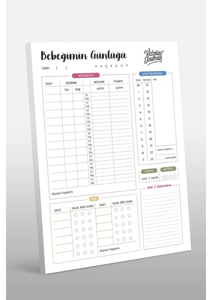 Victoria's Journals Bedeğimin Günlüğü Planlayıcı