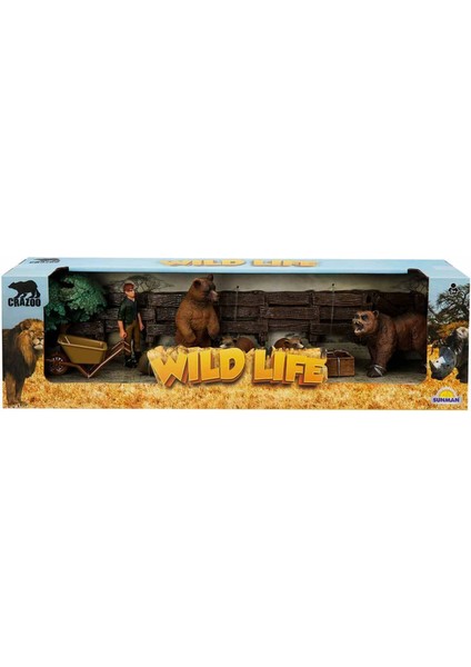 Wild Life Vahşi Hayvanlar Çiftlik Seti Ayı Ailesi