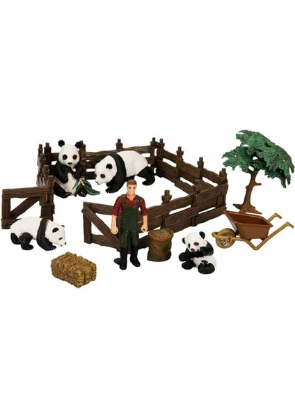 Wild Life Vahşi Hayvanlar Çiftlik Seti Panda Ailesi fiyatları