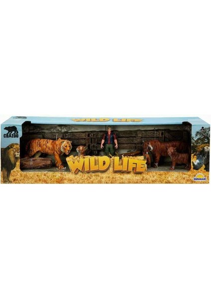 Wild Life Vahşi Hayvanlar Çiftlik Seti Kaplan Ailesi