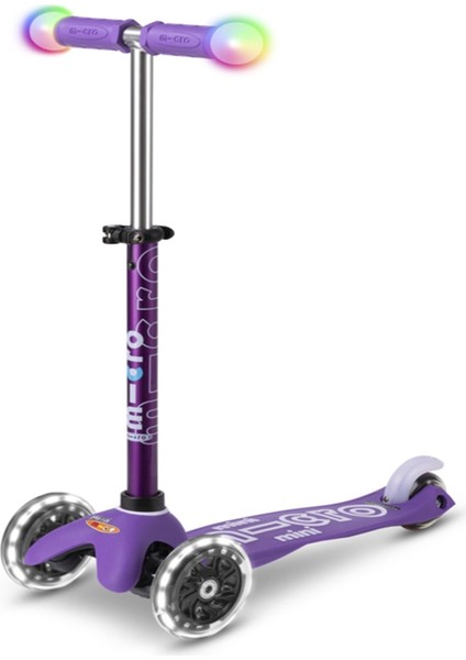 Mini Deluxe Magic Purple Işıklı (Led) Scooter MMD129