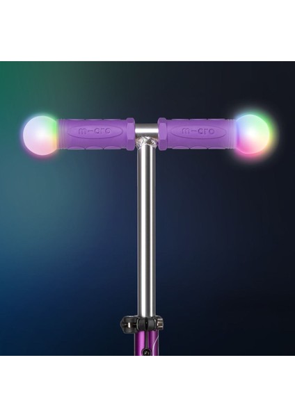 Mini Deluxe Magic Purple Işıklı (Led) Scooter MMD129 indirimleri