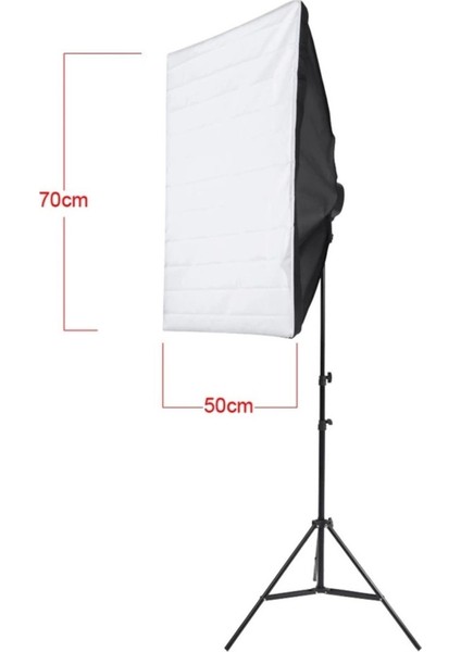 Softbox 4 Duylu Sürekli Işık Ürün Çekimi 50 x 70 cm 2'li Set fiyatları