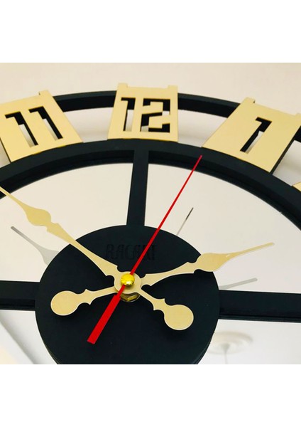 RacartShop Dekoratif Aynalı Duvar Saati – 69 fırsatları