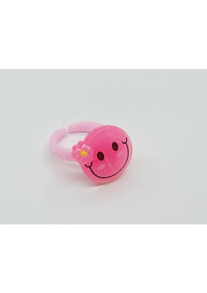 Gülen Pembe Smile Kız Çocuk Yüzük