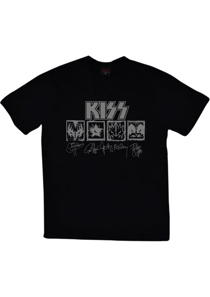 Kiss Baskılı T-Shirt