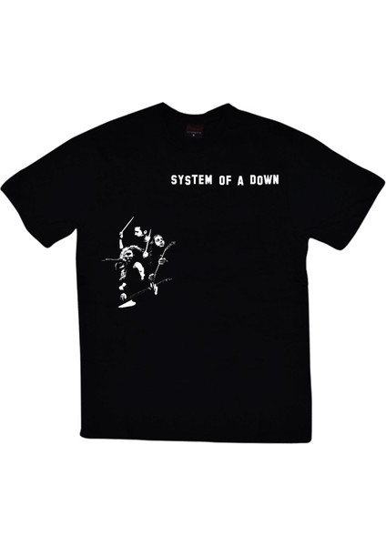 System Of A Down Baskılı T-Shirt