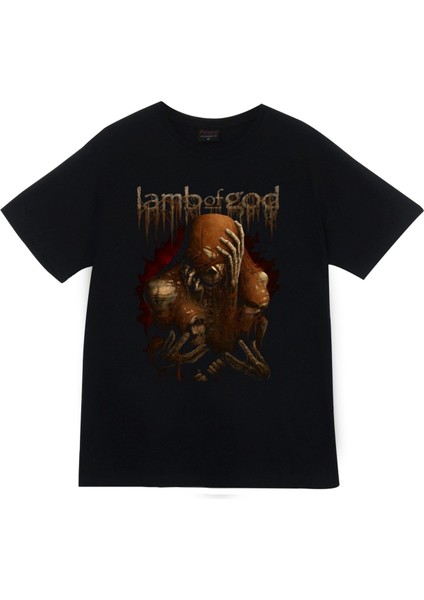 Lamb Of God Baskılı T-Shirt