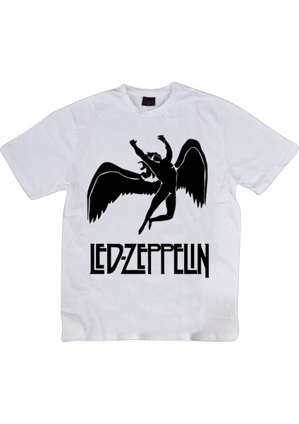 LED Zeppelin Baskılı T-Shirt