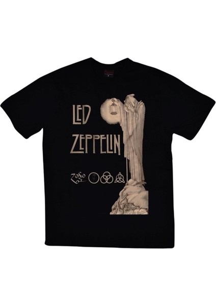 LED Zeppelin Baskılı T-Shirt