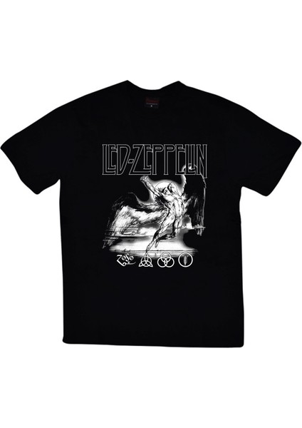 LED Zeppelin Baskılı T-Shirt