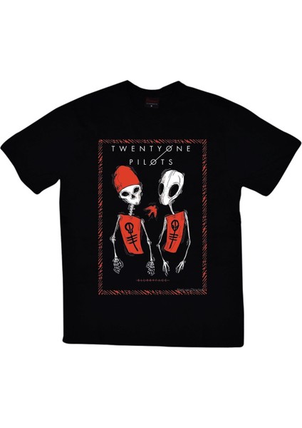 Twenty One Pilots Baskılı T-Shirt