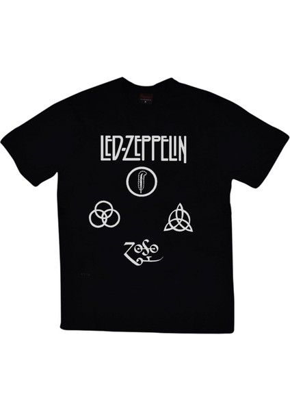 LED Zeppelin Baskılı T-Shirt