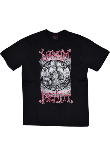 Napalm Death Baskılı T-Shirt