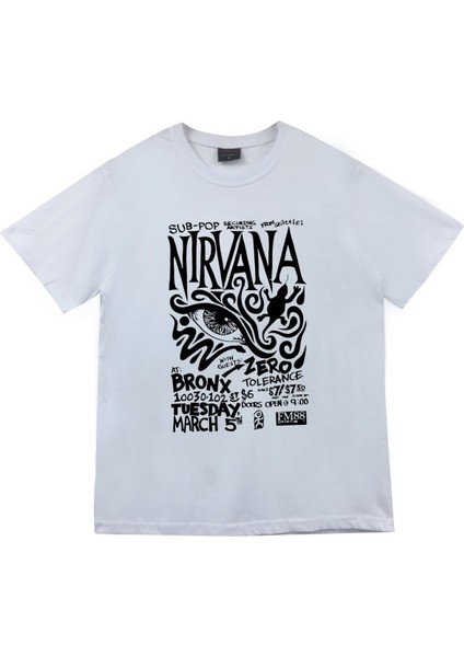 Nirvana Baskılı T-Shirt