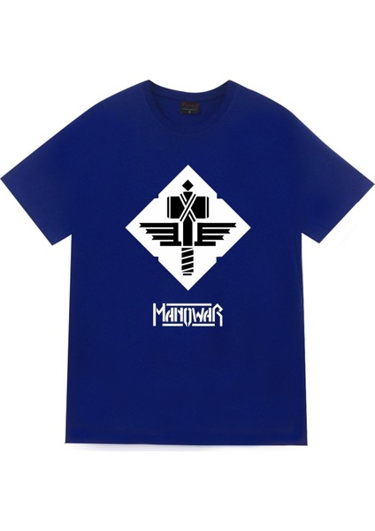 Manowar Baskılı T-Shirt