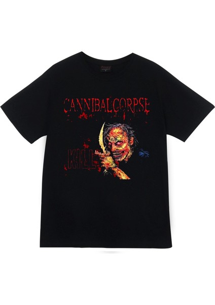 Cannibal Corpse Baskılı T-Shirt