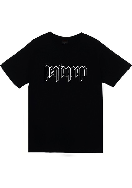 Pentagram Baskılı T-Shirt