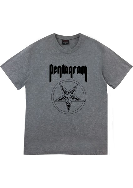 Pentagram Baskılı T-Shirt