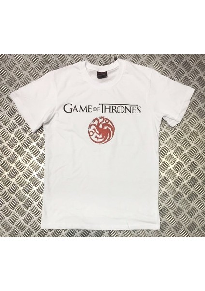 Game Of Thrones Baskılı T-Shirt