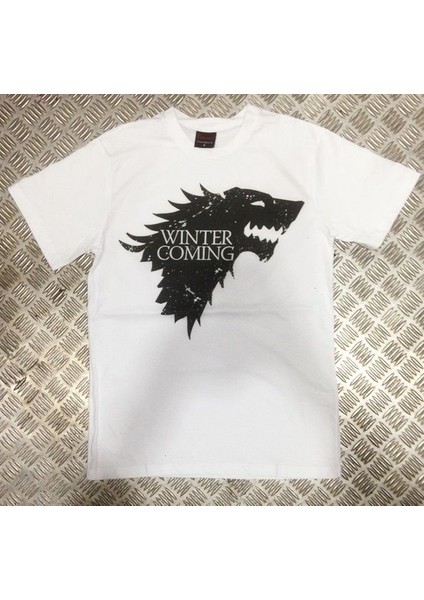 Game Of Thrones Baskılı T-Shirt