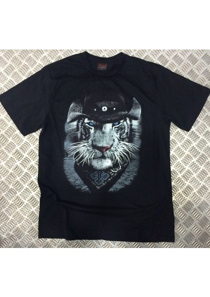 Kaplan Baskılı T-Shirt