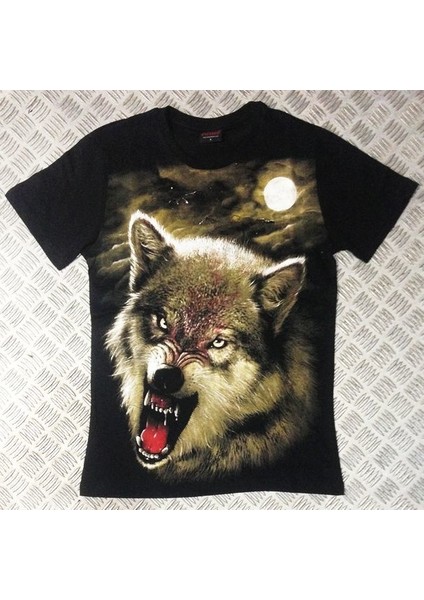 Kurt Baskılı T-Shirt